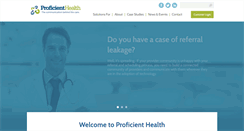 Desktop Screenshot of proficienthealth.com