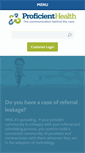 Mobile Screenshot of proficienthealth.com